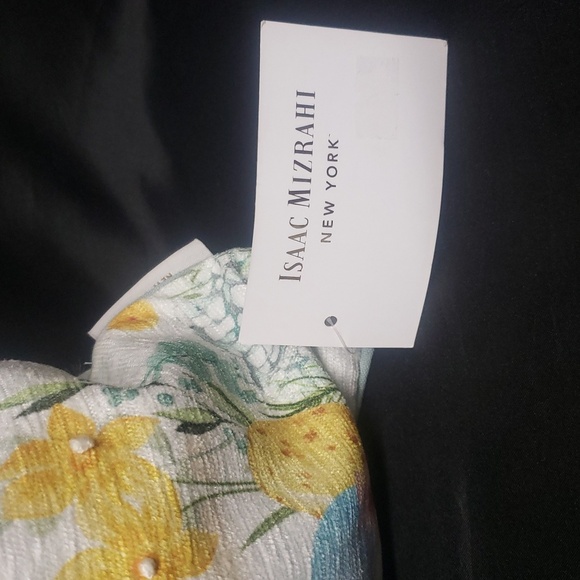 Isaac Mizrahi NWT Multicolor Floral with Bunny on Scooter Pillow - Picture 2 of 7